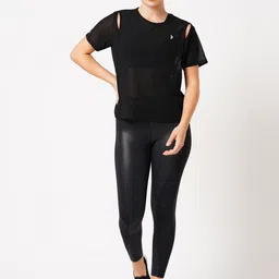 BODD ACTIVE Round Neck Cut Outs Regular T-shirt image 3