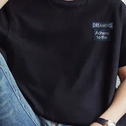 StyleCast x Revolte Men Typography Printed Round Neck T-shirt image 3