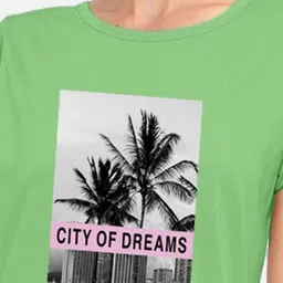 CHOZI Pack Of 2 Graphic Printed Cotton T-shirt image 5