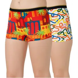 Bummer Womens Printed Micro Modal Boyshorts Panties Combo (Pack of 2)-picture-26