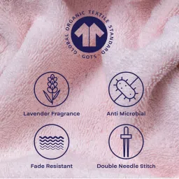 Feather & Spun Pink Organic Cotton - Bath Towel (M) image 5