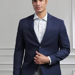 Blackberrys Men Slim-Fit Single-Breasted Formal Blazer-image-8