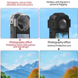 zgzun Anti-Fog Lens Guards for Insta360 X4, Lens Cap Protector for X4 Sports Camera image 4