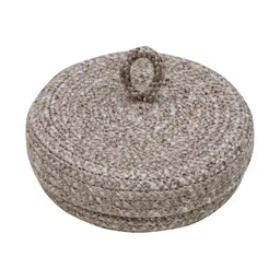 LADLI JEE Set Of 6 Brown Round TexturedCoasters image 2