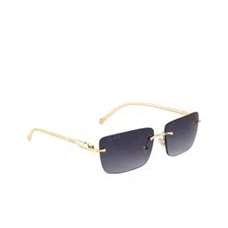 Ted Smith Women Grey Lens & Square Sunglasses with UV Protected Lens PANTHESQU_C1 image 2