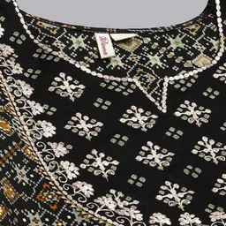 KALINI Ethnic Motifs Printed Thread Work Kurta With Trousers & Dupatta image 2