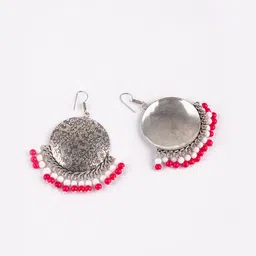 Ozanoo Silver-Plated Pendant Earring Set image 3