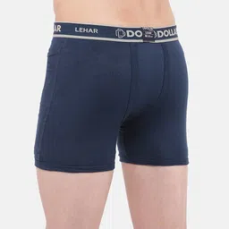 Dollar Lehar Men Combed Cotton Pack Of 4 Trunks MLHTR-04-PO4-ASST image 5
