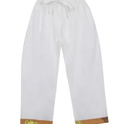 Vastrarth Unisex Kids Brown & White Printed Night suit image 3