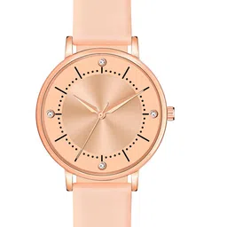 Shocknshop Women Pink Dial & Pink Leather Straps Analogue Watch-picture-36