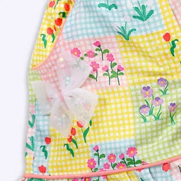 Babys Day Infants Printed Top With Short image 5