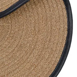 HOSTA HOMES Beige & Black Braided Reversible Table Placemats image 4