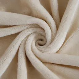 HOSTA HOMES Cream-Coloured 300 TC Single Fitted Bedsheet with 1 Pillow Cover image 5