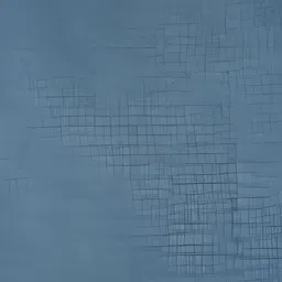 HOSTA HOMES Blue Printed Black Out Window Curtain image 2