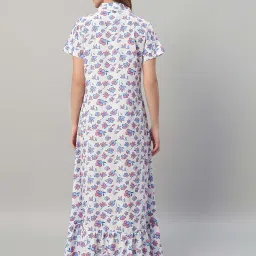 SEPHANI Women Blue Nightdress image 2