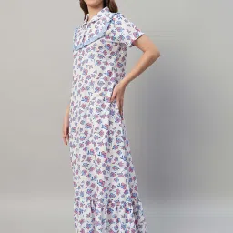 SEPHANI Women Blue Nightdress image 3