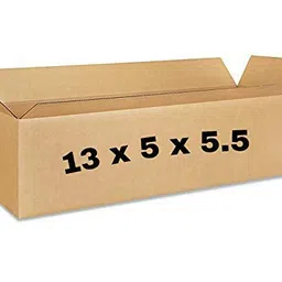 botad BOTAD� 3 Ply Corrugated Brown Box 13 x 5 x 5.5 inches Pack of 50 Boxes (50) image 1