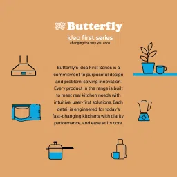 Butterfly Orchid Plus 2 Litres 2 Stones Wet Grinder with Coconut Scrapper & Atta Kneader (Blue) image 5