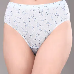 SOIE Women High Rise Full Coverage Stretch Cotton Hipster Panty Multi-Color (Pack of 3) image 3