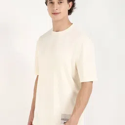 Calvin Klein Jeans Men Graphic Printed Round Neck Cotton Oversized T-shirt image 5