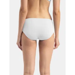 Jockey 1802 Women High Coverage Micro Modal Elastane Stretch Hipster - White image 3