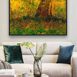 The Art House Undergrowth 3 By Van Gogh Printed Framed Wall Art-picture-23