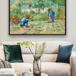 The Art House First Steps After Millet By Van Gogh Wall Art-picture-35