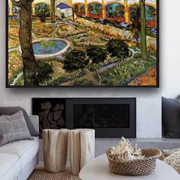 The Art House Green & Yellow Abstract Wall Painting-picture-10