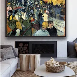 The Art House Blue and Yellow Printed Framed Wall Painting-picture-25