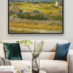 The Art House The Harvest By Van Gogh Framed Wall Painting-picture-20