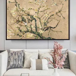 The Art House Beige and Green Mandorlo In Fiore By Van Gogh-picture-19