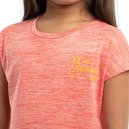 UNDER FOURTEEN ONLY Girls Red Extended Sleeves T-shirt image 2