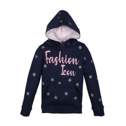 PLUM TREE Girls Navy Blue Printed Hooded Sweatshirt-picture-25