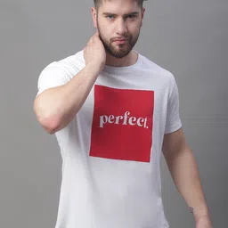 DOOR74 Typography Printed Drop Shoulder Cotton Loose Fit T-shirt-picture-41