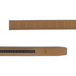 HALDEN Men Textured Leather Belt image 3