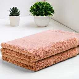 SPACES Pink 2 Pcs  650 GSM Cotton Hand Towels-image-18