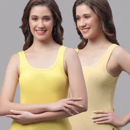 Friskers Pack Of 2 Cotton Tank Tops-picture-40