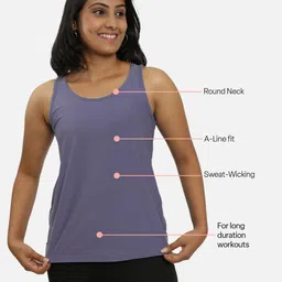 Blissclub Breathable Lightweight Sports Tank Top image 3