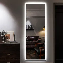 ledmirror.in Full-Length Bedroom Dressing Mirror with Lights Adjustable LED Standing Mirror image 6
