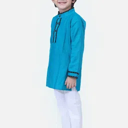 BownBee Boys Pure Cotton Kurta with Pyjamas image 4