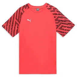 Puma Boys Cricket Teamwear Youth Moisture Wicking Printed Round Neck Tshirt-picture-48