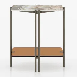 urban ladder Paloma Jupiter Red Spanish Ceramic Side Table image 3