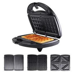 Croma AK6203 800W 2 Slice 3-in-1 Sandwich Maker with Automatic Operation (Black)-image-17