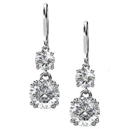 Yellow Chimes Crystals from Swarovski Collection White & Steel-Toned Rhodium-Plated Drop Earrings-picture-10