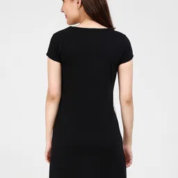 Fleximaa Grey & White Set Of 2 Colourblocked Pure Cotton Top image 5