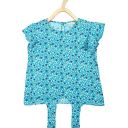 Peter England Girls Geometric Print Top-image-62