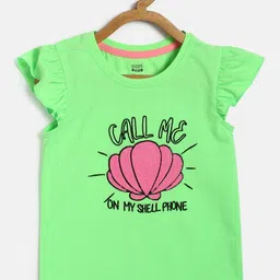 MINI KLUB Girls Green Top image 1