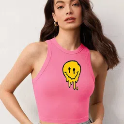 TABADTOD Printed Tank Crop Top-image-92