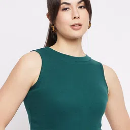 Mayra Round Neck Sleeveless Crop Top-picture-14