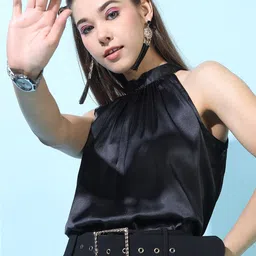 Tokyo Talkies Classic Black Solid Top-picture-20